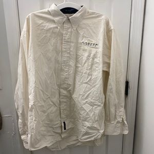 Carver yachts xl button down long sleeve dress shirt